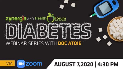 ‘DIABETES Webinar with Doc Atoie‘ ⎢「Recorded on  .